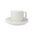 Taza Café c/plato Ceramica Blanca 7.7*7cm Taza Café C/plato Ceramica Blanca 7.7*7cm