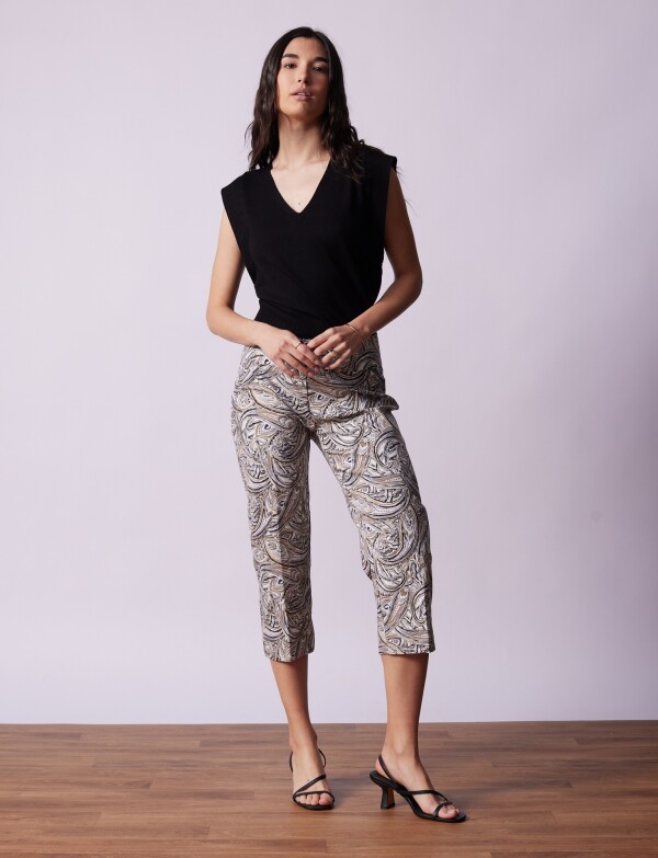 Capri Print MULTI/MARRON