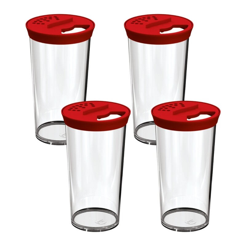 Set x4 Especiero 500ml ROJO