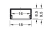Perfil de aluminio de aplicar para cinta led 833.72.981 Perfil De Aluminio De Aplicar Para Cinta Led 833.72.981