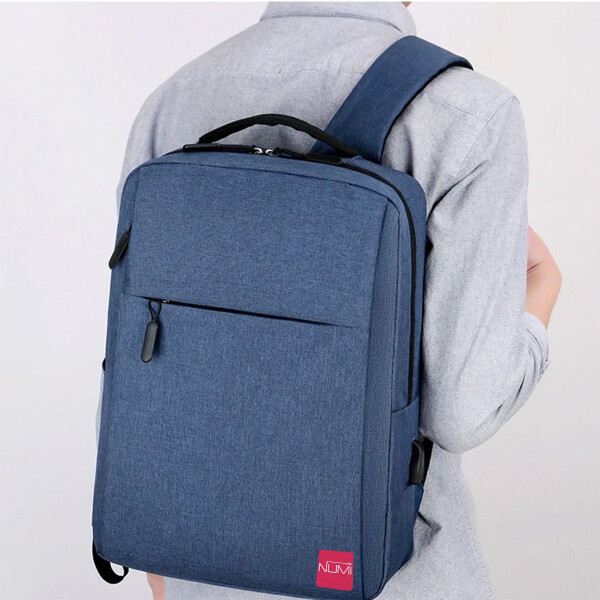Mochila porta laptop Azul