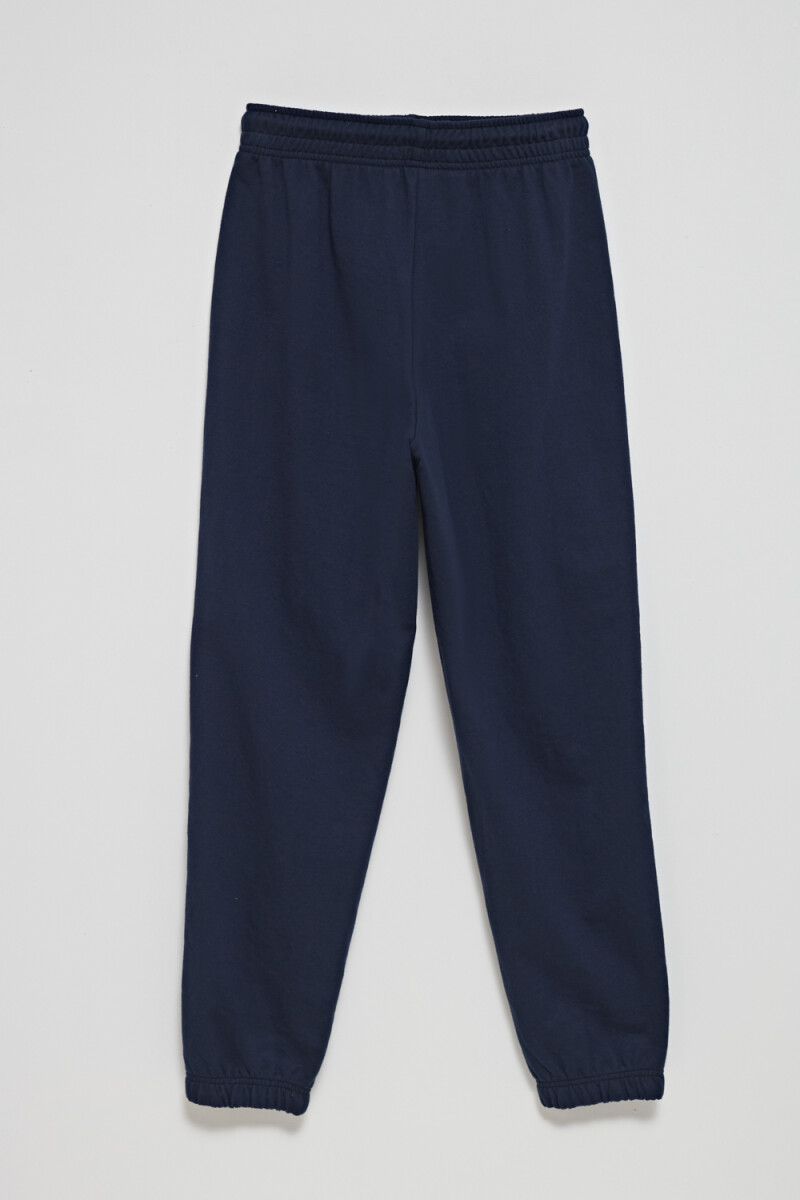 Pantalón deportivo con elástico Azul Marino