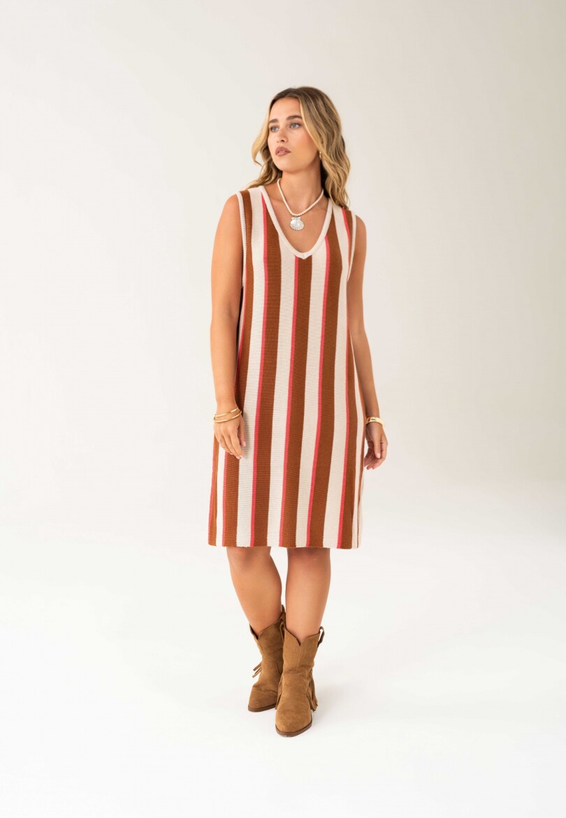 Vestido Malaga Beige