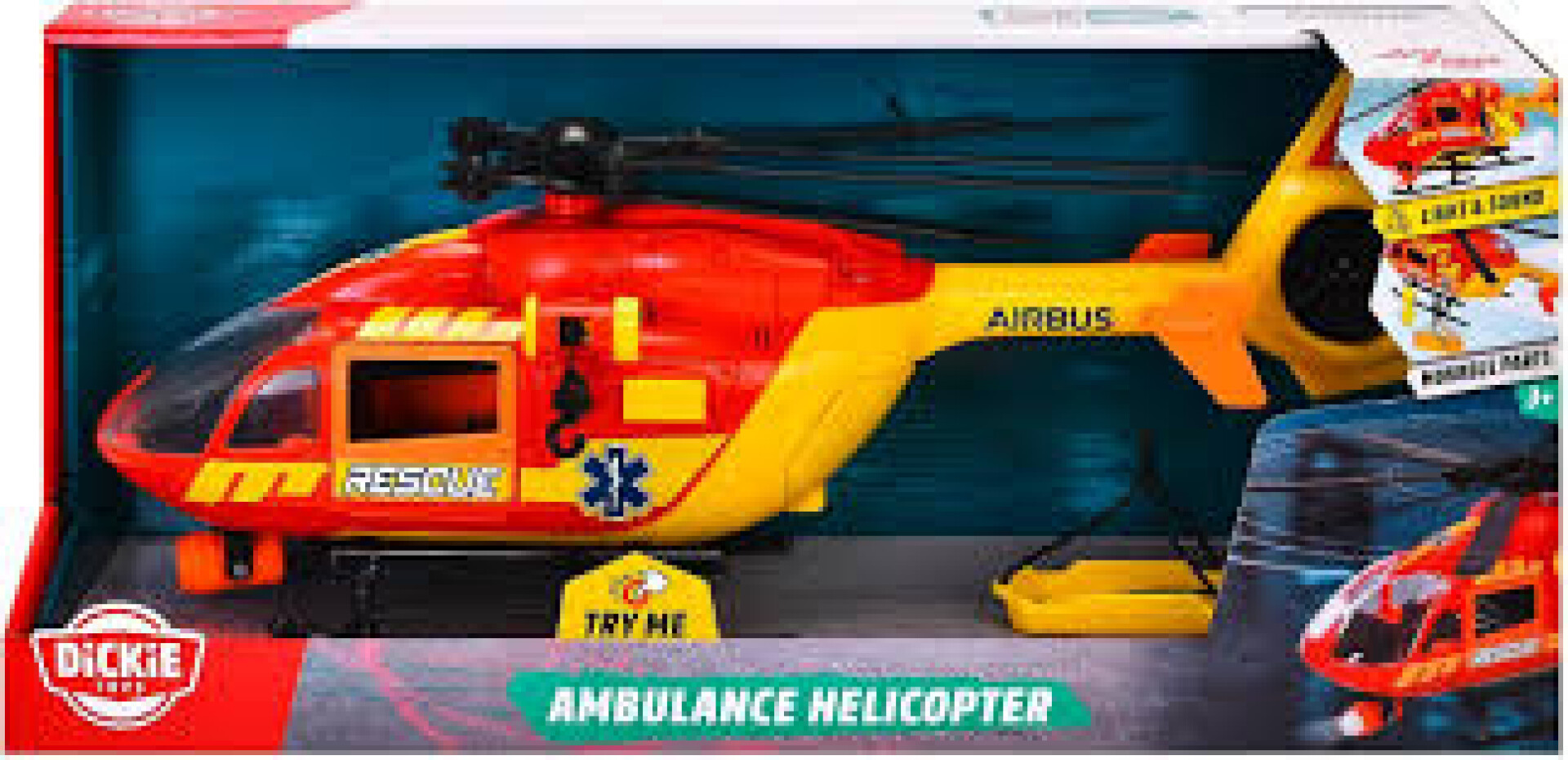 Helicóptero 14 3/16 pulgadas luces y sonidos 