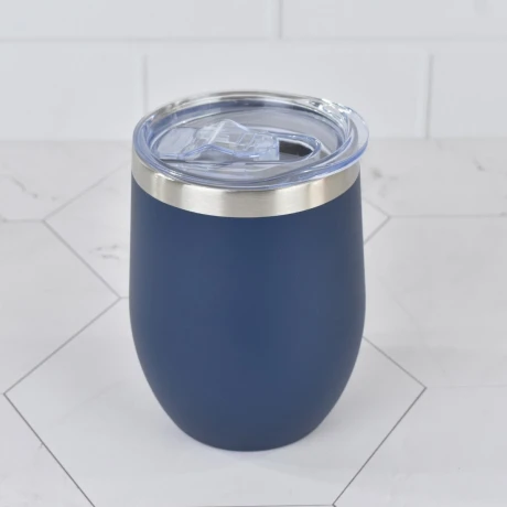 Mug acero con tapa de acrílico Mug acero con tapa de acrílico