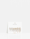 Aros Sets Strass Set De Aros Con Cubic Zirconia - Dorado
