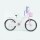 Bicicleta queen rodado 20 con canasto y parrilla BLANCO
