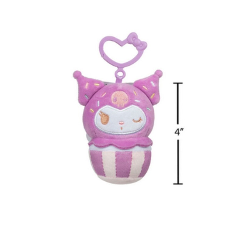 Llavero de peluche Hello Kitty 10cm Kuromi