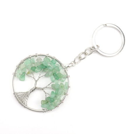Llavero Árbol De La Vida Verde