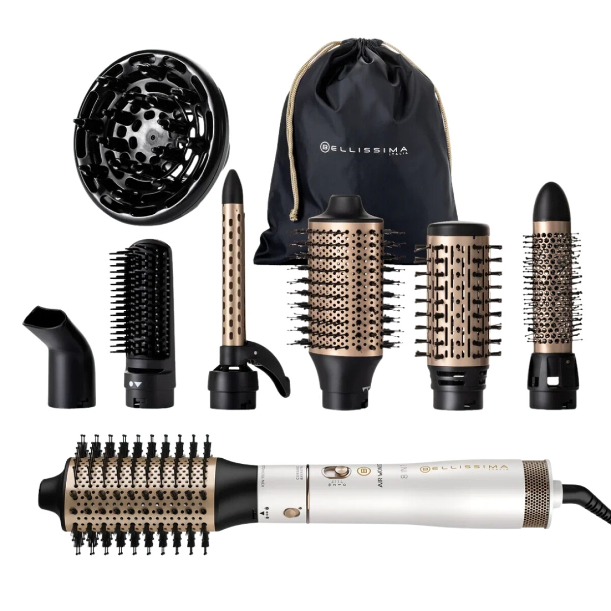 CEPILLO DE AIRE BELLISSIMA AIR WONDER 8 EN 1 - Unica 