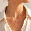 Collar Nébula de MOON en plata 925 con brillante Collar Nébula de MOON en plata 925 con brillante
