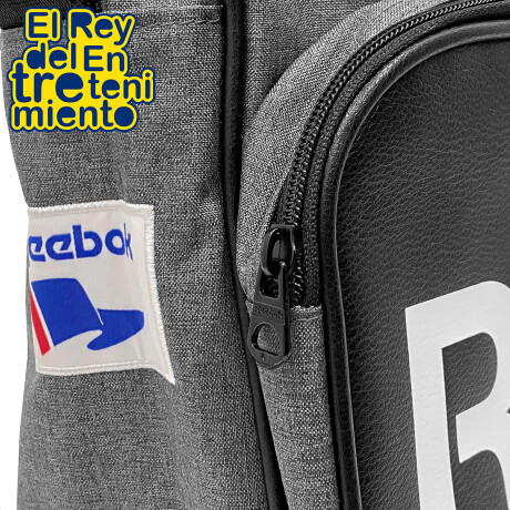 Bolso Reebok Morral Bandolera Royal Original Unisex Gris