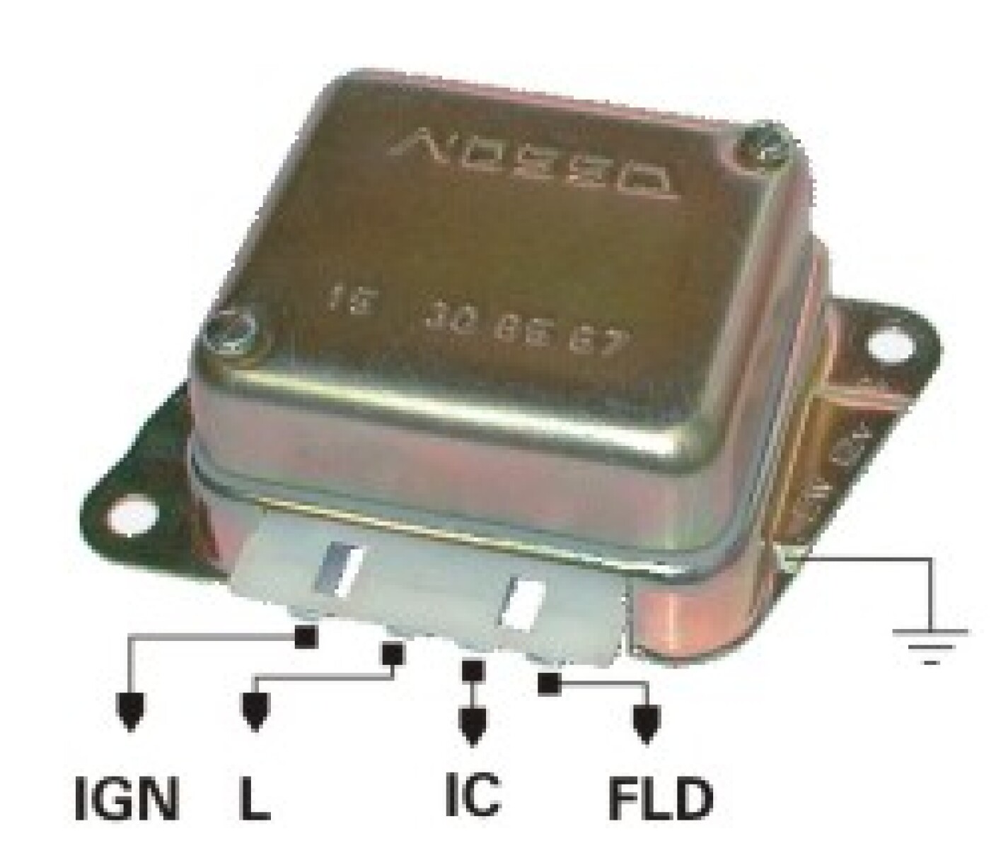 REGULADOR VOLTAJE FIAT 125 ELECTRONICO AW12V NOSSO 