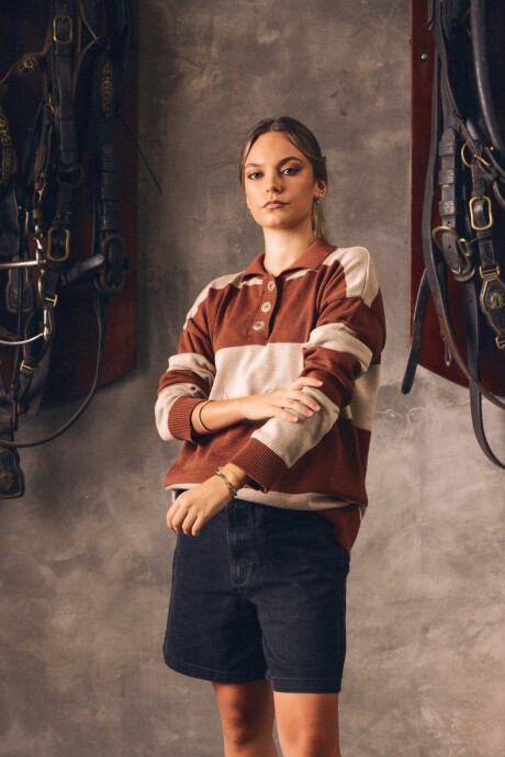 Heritage Sweater Camel / Crudo
