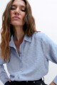 Camisa fantasia celeste