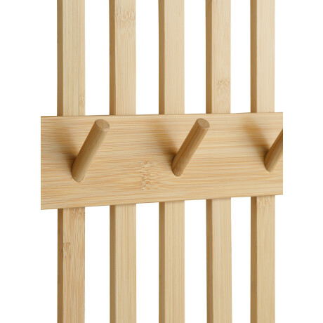 Perchero Egtved 9 Ganchos Bambu