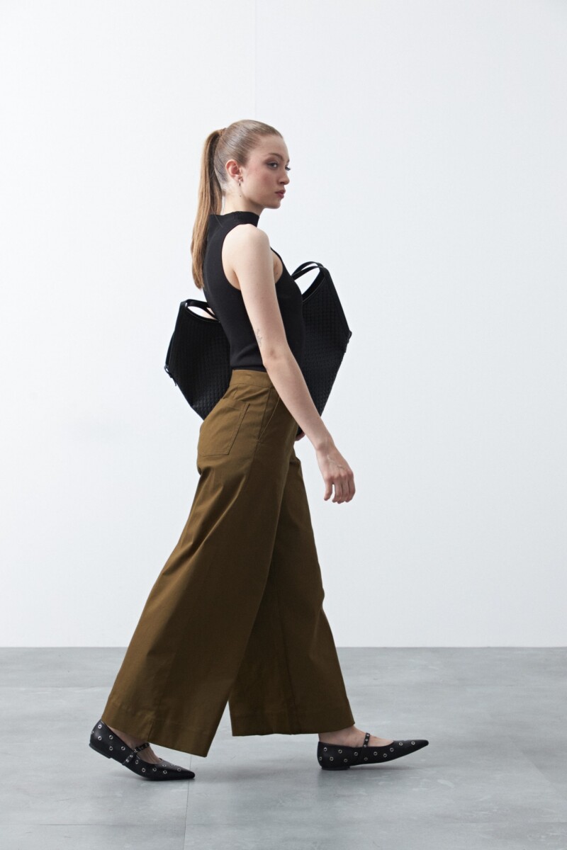 PANTALON LOUIZI Verde Musgo