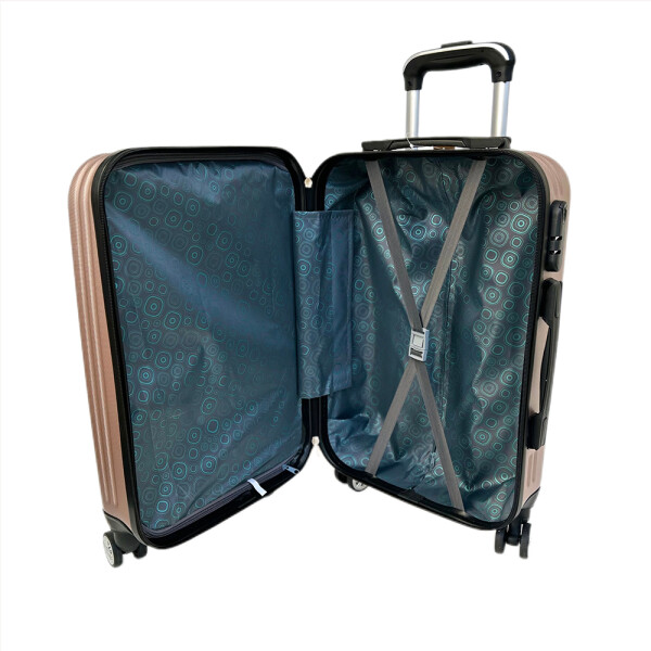 Valija Carry-on fibra Rosa