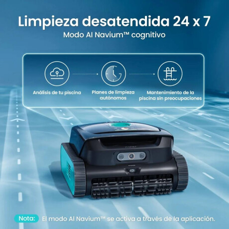 Limpiador Robot de piscina Aiper Scuba V3 inalambrico negro/azul