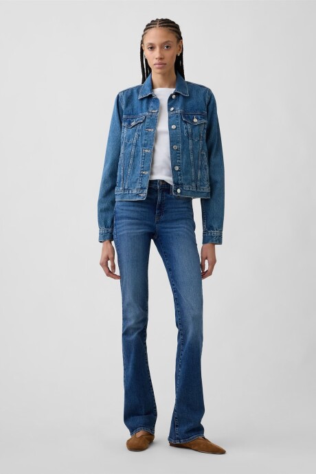 Jean Baby Boot Mujer Medium Wash