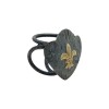 Pasa pañuelo Flor de liz-Plata y Oro-Sin piedra-PP2002 sinpiedra