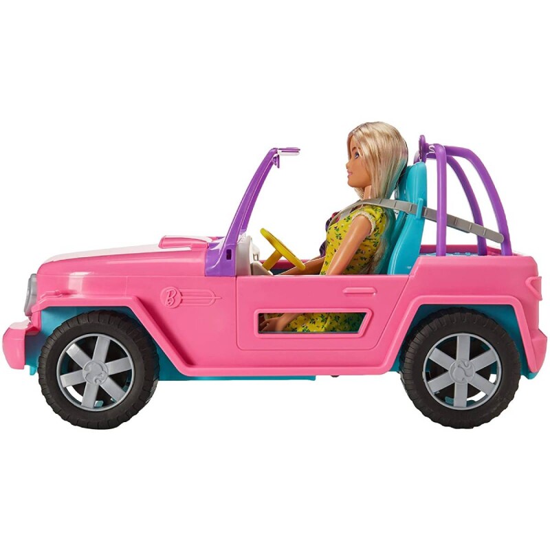 Jeep Barbie con 2 Muñecas Jeep Barbie con 2 Muñecas