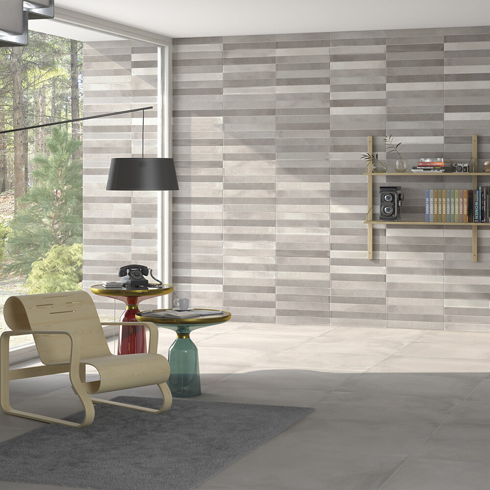 REVESTIMIENTO ROMSEY GRIS "A" 20X50 CM Revestimiento Romsey Gris "a" 20x50 Cm