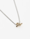 Cadena Corta con Dije Metal Collar Con Dije Nudo Biplating - Dorado