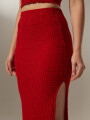 Falda Supin Rojo Coral