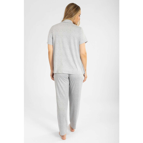 Pijama yummy melange americano mc Gris