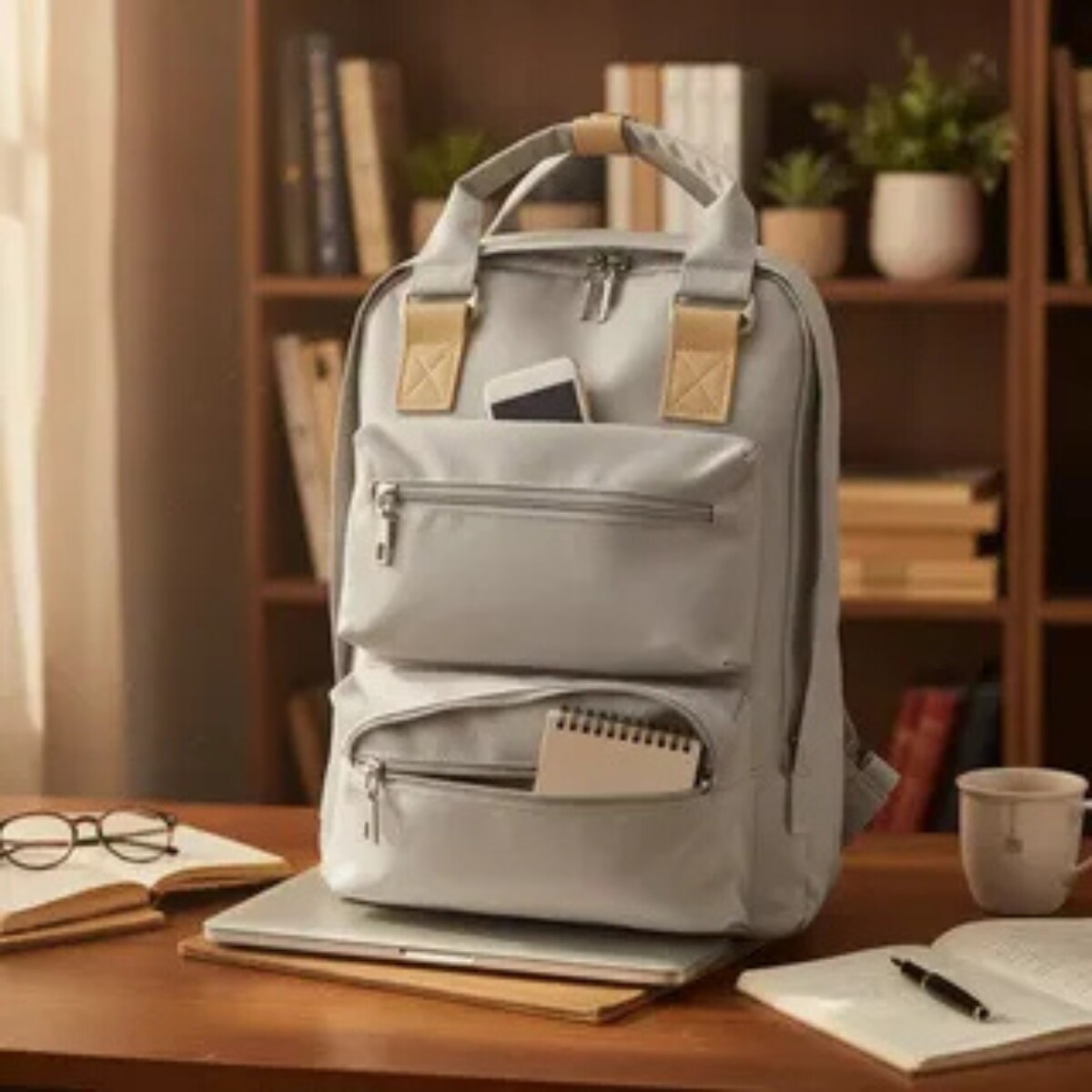 Mochila Fashion Notebook Varios Colores - Gris 