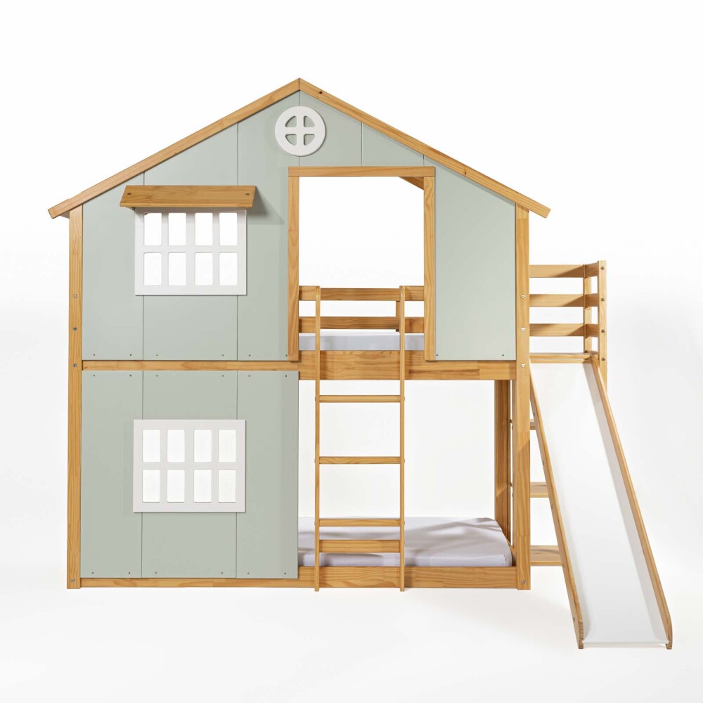 CUCHETA CASITA CON TOBOGAN LYON