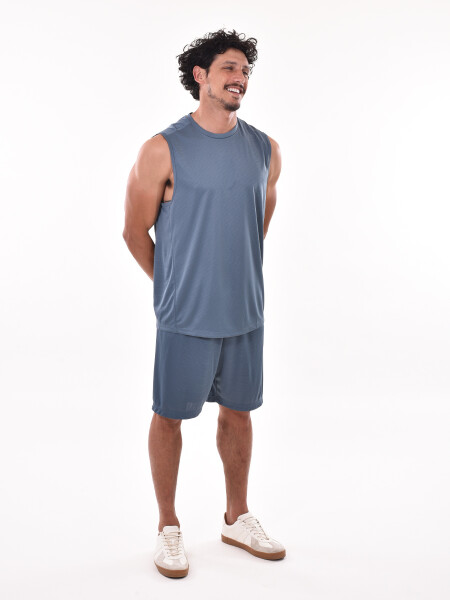 MUSCULOSA GIORGOS AZUL PIEDRA