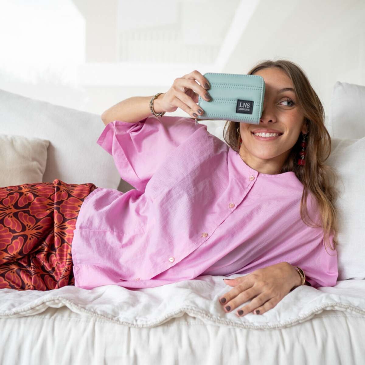 Billetera Vera - Aguamarina 