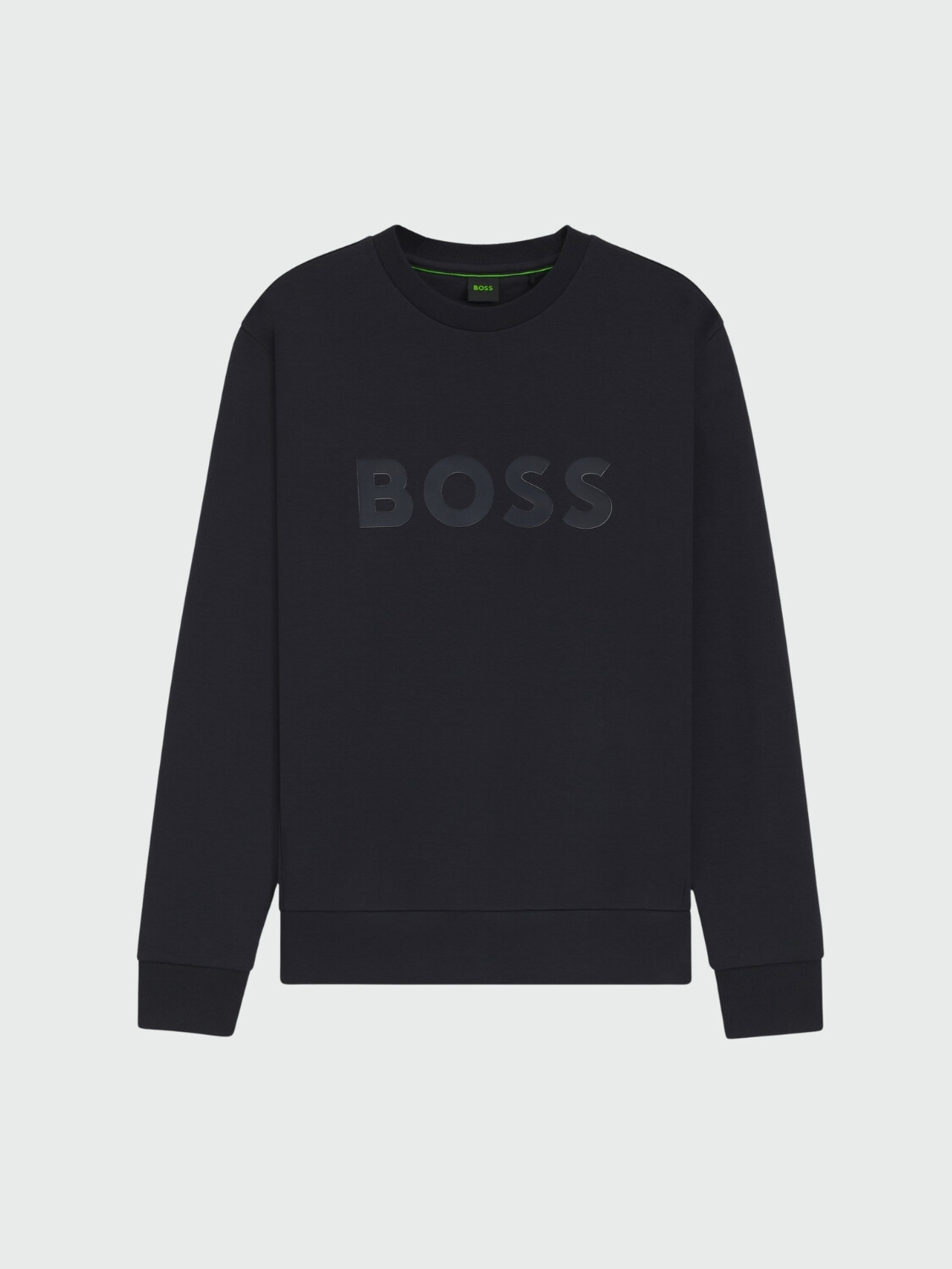 BOSS - Buzo de Algodón Elástico con Logo Navy