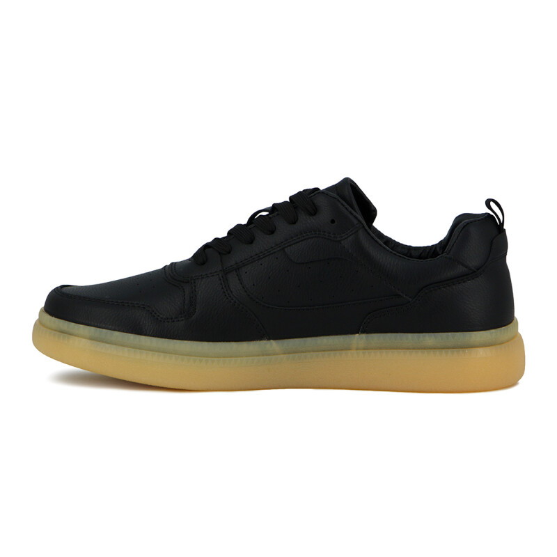 Country Calzado Casual Hombre Acordonado - Negro Negro