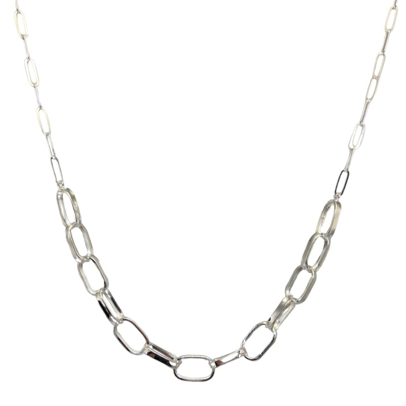 CADENA DE PLATA , TIPO FORCE LARGO , LARGO 45CM L8d2120hk-1239-x5