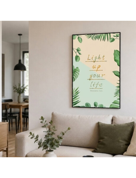 CUADRO CANVAS 40x60cm MARCO LOVE YOUR LIFE CUADRO CANVAS 40x60cm MARCO LOVE YOUR LIFE