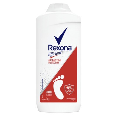 Talco Desodorante para Pies Rexona Efficient Antibacterial Protection 200 GR