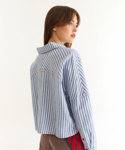Camisa Path Azul