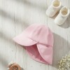 Gorro Carters con filtro UV rosa liso Gorro Carters con filtro UV rosa liso