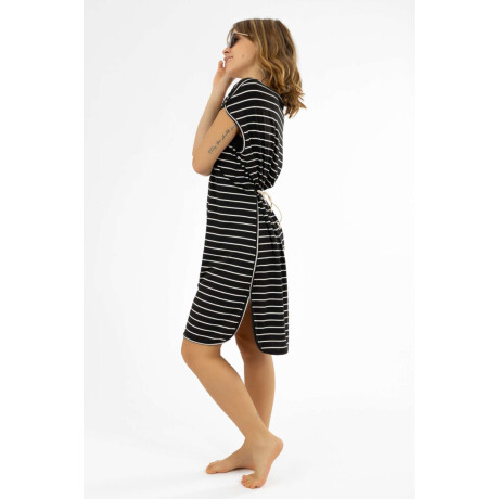 Vestido nautico liso Rayas/escoces