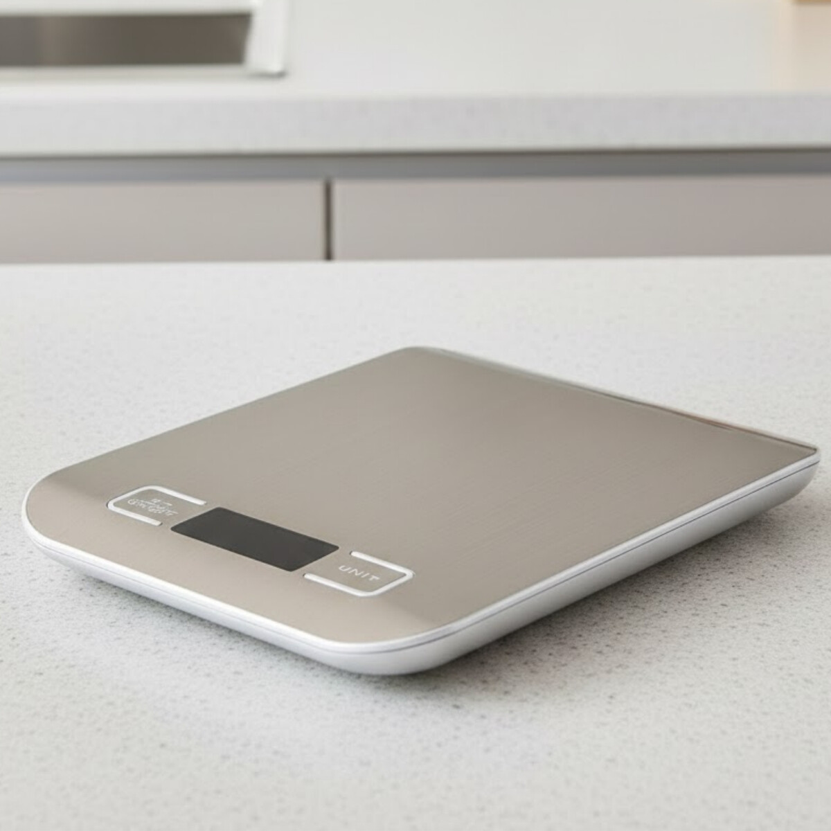 Balanza digital de cocina en acero inoxidable - GRIS 