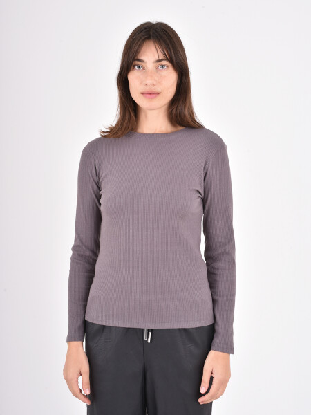 REMERA NULA GRIS OSCURO