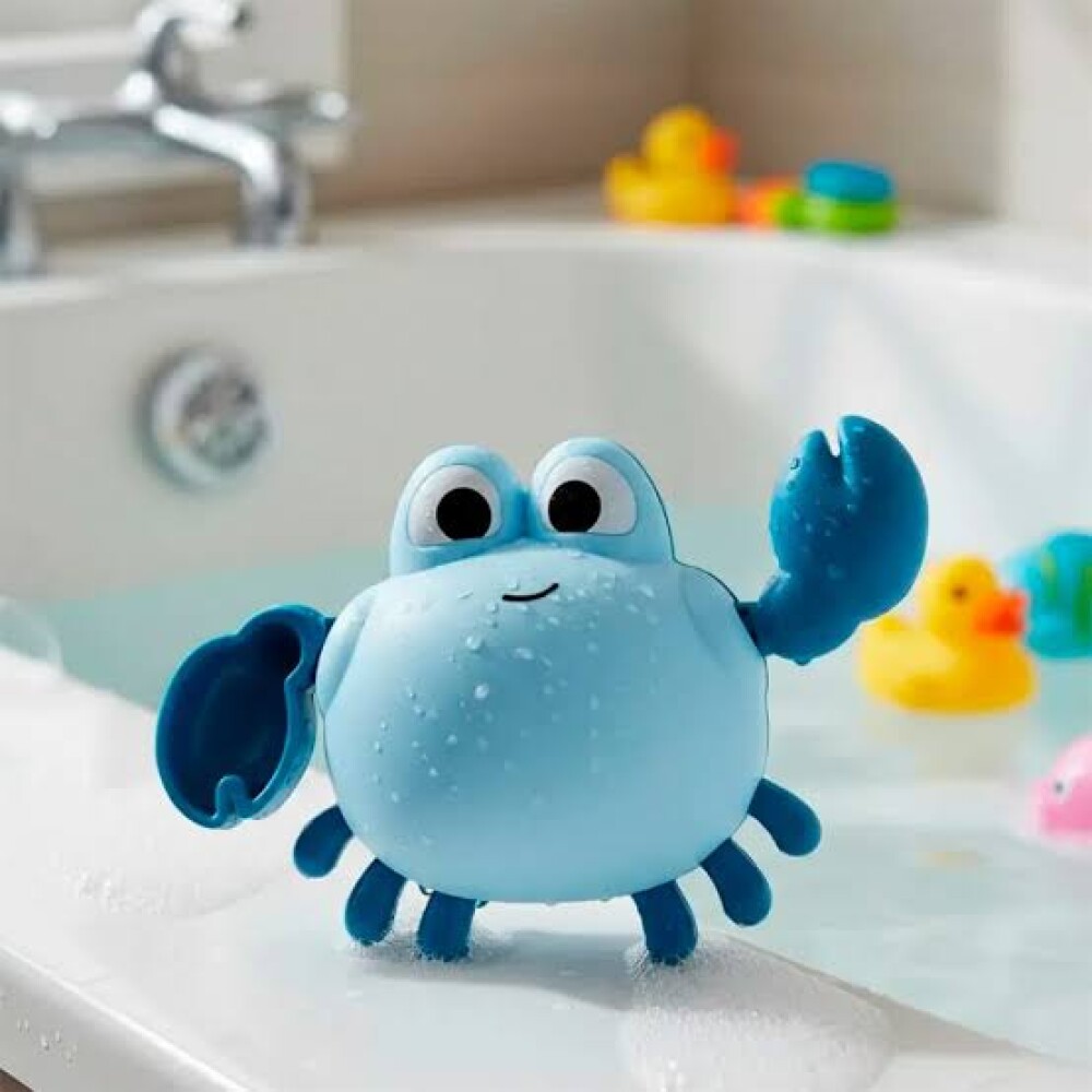 Cangrejo nadador P&F para jugar en el baño celeste