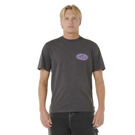Remera Rip Curl Raw Energy De Oval Tee Negro