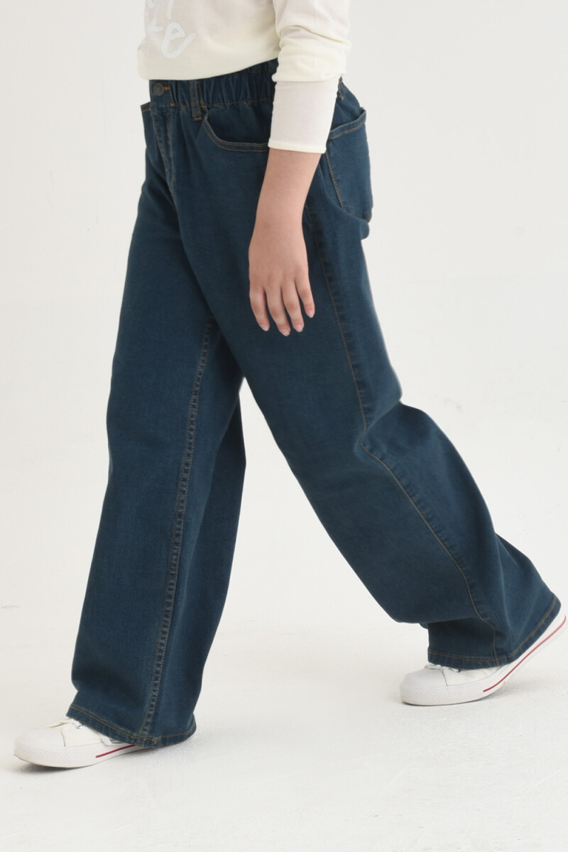 Pantalón de jean oxford Azul Oscuro
