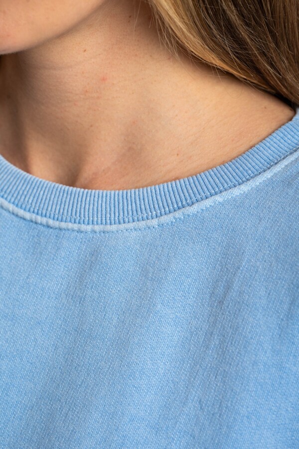 Sweater Algodón Celeste