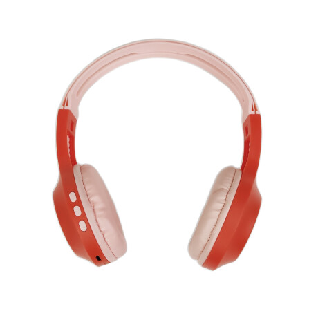 Auriculares Vincha Bluetooth Bi-color Rojo