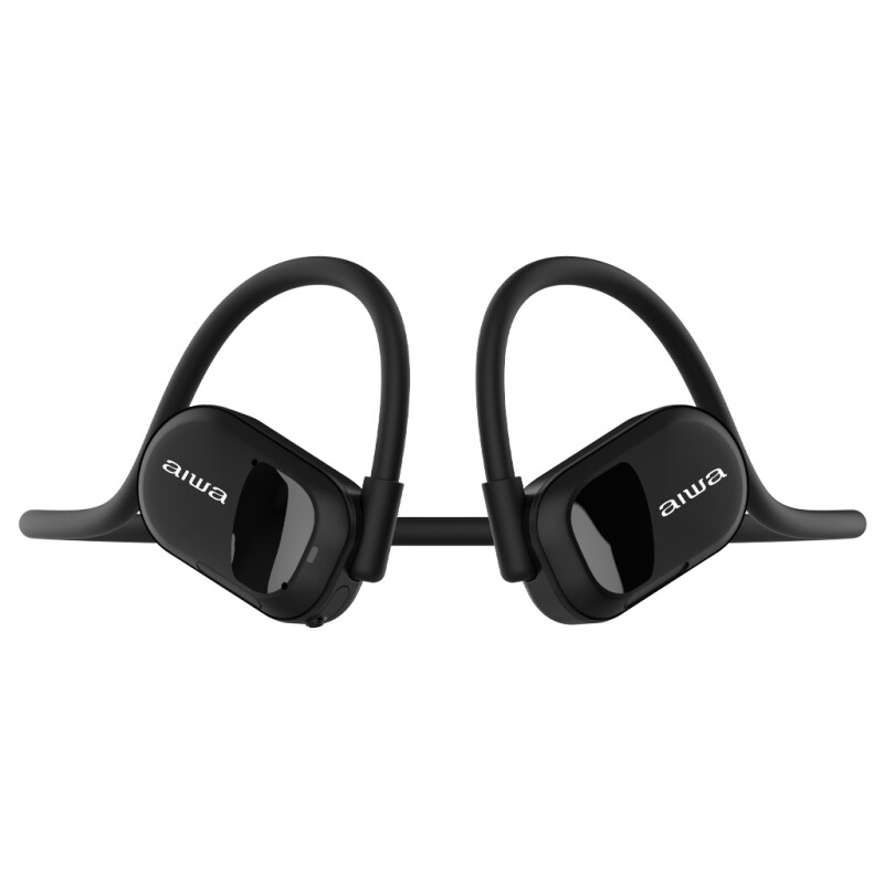 Auriculares Bluetooth de Conducción de Aire AIWA Deportivos con Micrófono incorporado Negro | AWACF1BK